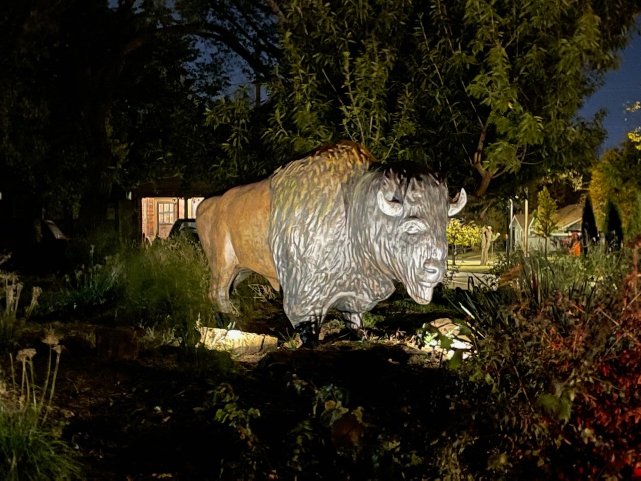 Bison Statue